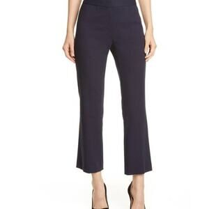Lewit Slim Ankle Pants Navy Blue Stretch Career Wear 18